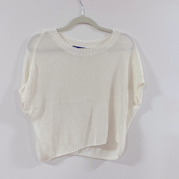 Vince Sweaters - Vince linen short sleeve sweater